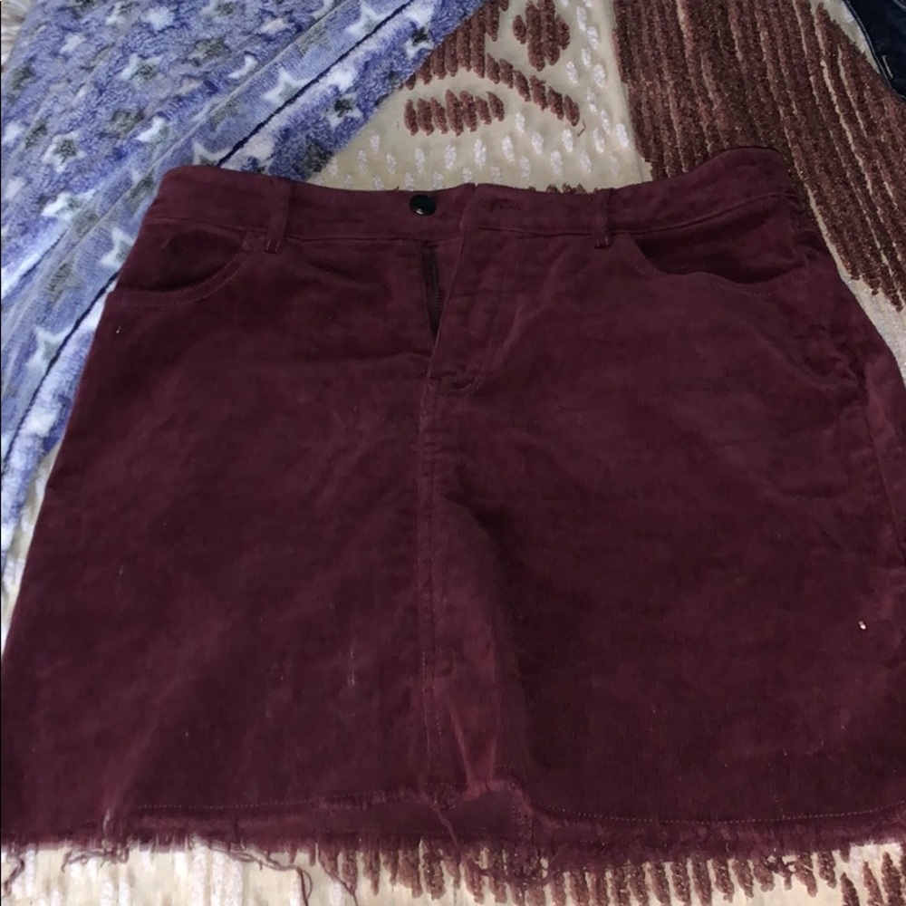 Super cute corduroy mini shirt